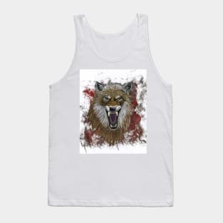 Angry Wolf Tank Top